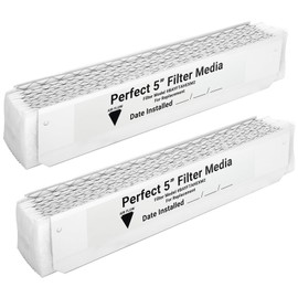 BAYFTAHEXM2 Expandable Media Filter MERV 13 20"x5" Compatible with Trane BAYFTAHEXM2 perfect fit 5" Expandable Filter, up to 6 Month Service Life, 2-Pack, Actual Size 19.76"x4.72"