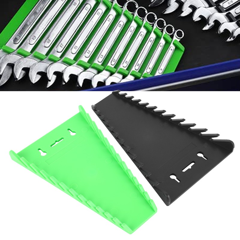 2 Packs Magnetic Wrench Organizer Hold Up to 12 Pieces