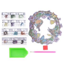 Rhinestone Painting Set DIY Sturdy Originality 5D Diamond Painting Ornaments for Relaxation Home Wall DecorDZ631