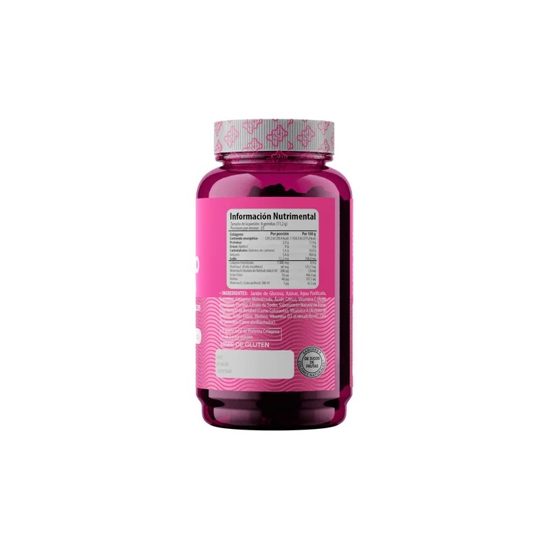 100 Gomitas Colágeno + Biotina Belabear Vitamina A, C Y