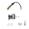 Carburetor Kit Spark Plug Oil Tube Assembly for Poulanpro 46cc
