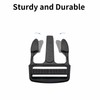 KTHZI 6 Sets 25mm Plastic Buckle Clip,Side Release Buckle with