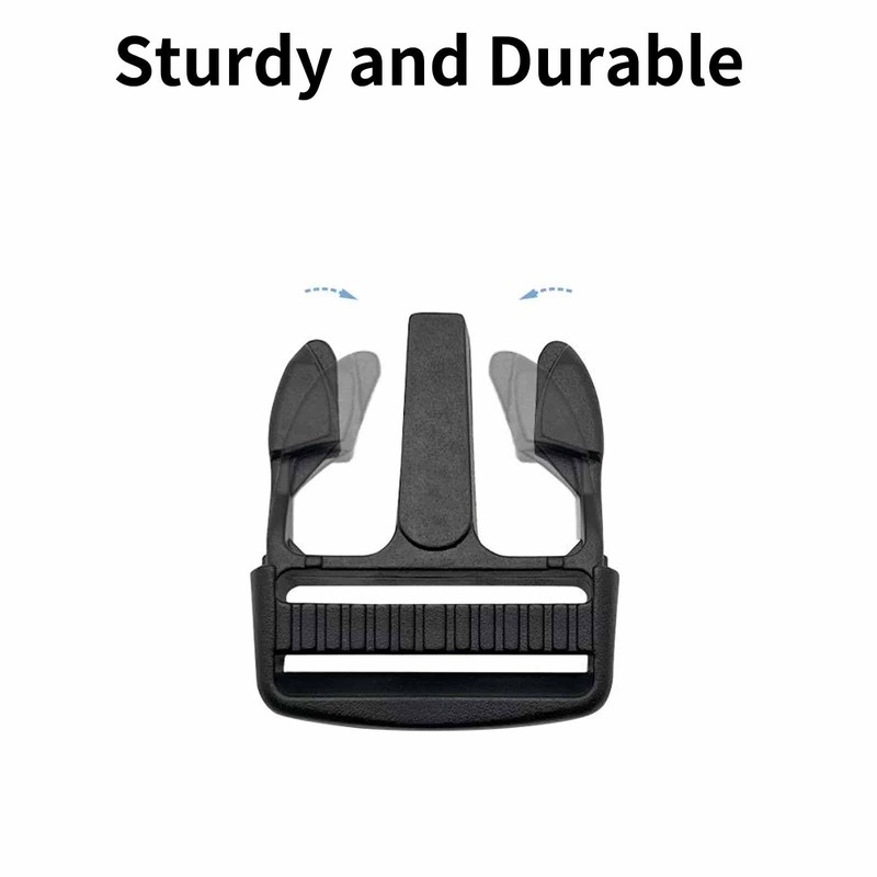KTHZI 6 Sets 25mm Plastic Buckle Clip,Side Release Buckle with
