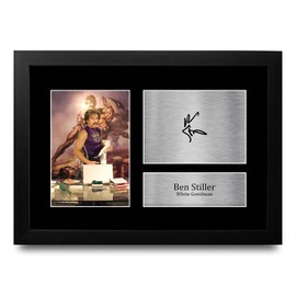 HWC Trading FR A4 Ben Stiller Dodgeball Gifts Printed Signed Autograph Picture for Movie Memorabilia Fans - A4 Framed