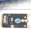 PCI-E Express WiFi Network Adapter Wireless LAN Card Adapter (No