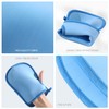 4 Pieces Bath Gloves Super Soft and Exfoliating with Hooks