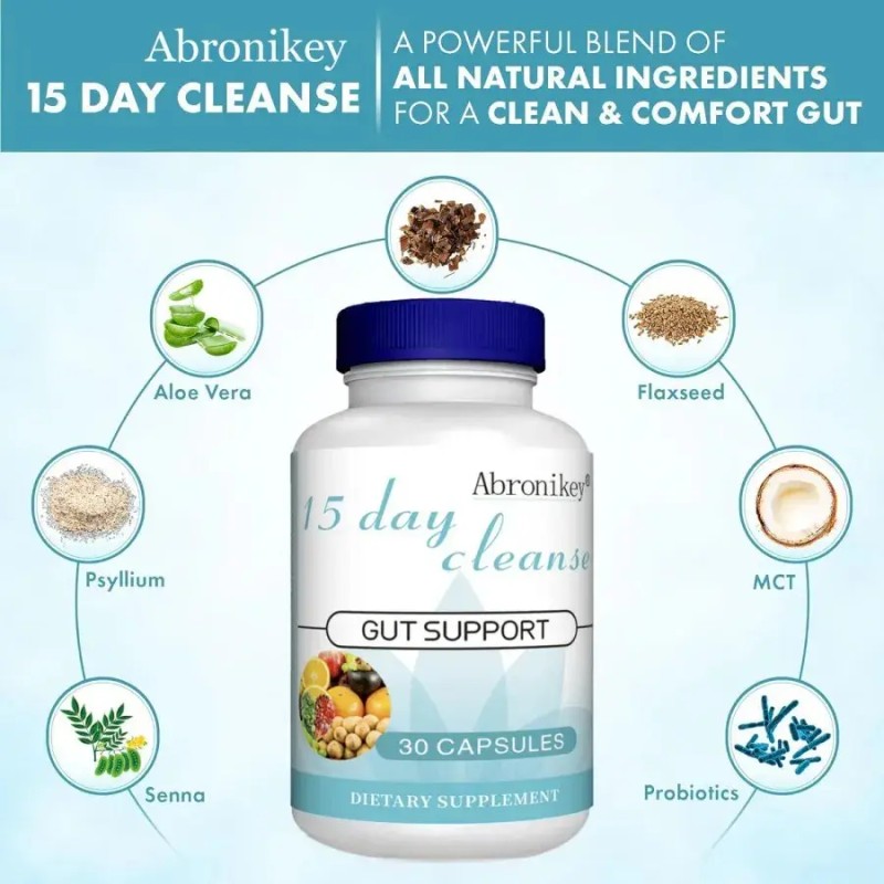 Abronikey Limpieza Apoyo Intestinal Colon Días 60c Sfn