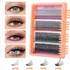 MOTIBACK 10D-40D Cluster Lashes Kit – Wispy Individual Eyelashes for