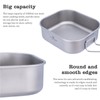 Boundless Voyage Outdoor Camping Titanium Military Mess Tin with Lid
