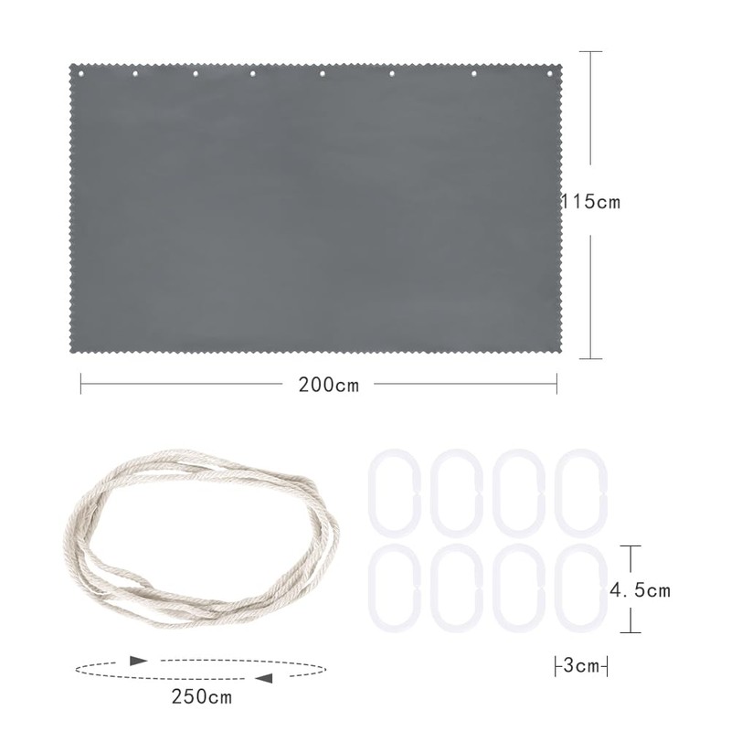 Cabin Bottom Bunk Bed Curtains Drapery Blackout Drapes Single Bed
