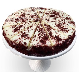 Andy Anand Sugar Free Red Velvet Cheesecake 9" Fresh Made in Traditional Way, Amazing-Delicious-Decadent & Greeting Card, Birthday Valentine, Christmas, Mothers Fathers Day, Anniversary Gourmet Food (2 lbs)