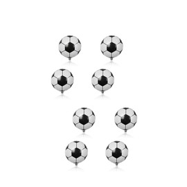 Soccer Party Balloons, 18 Inch, Football Shape Aluminum foil Balloons for Sports Fans, Birthday Decorations & Party Supplies for Kids, Men, Boys,size：Diameter 45.0 cm