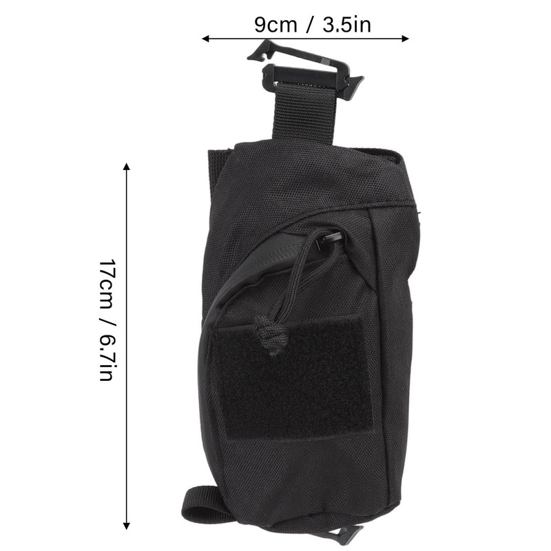 Atyhao Backpack Strap Pouch, Clip On Pouch Double Layers Waterproof