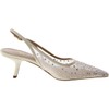 Sam Edelman Women's Bianka Sling Pump Modern Ivory Mesh Glitz