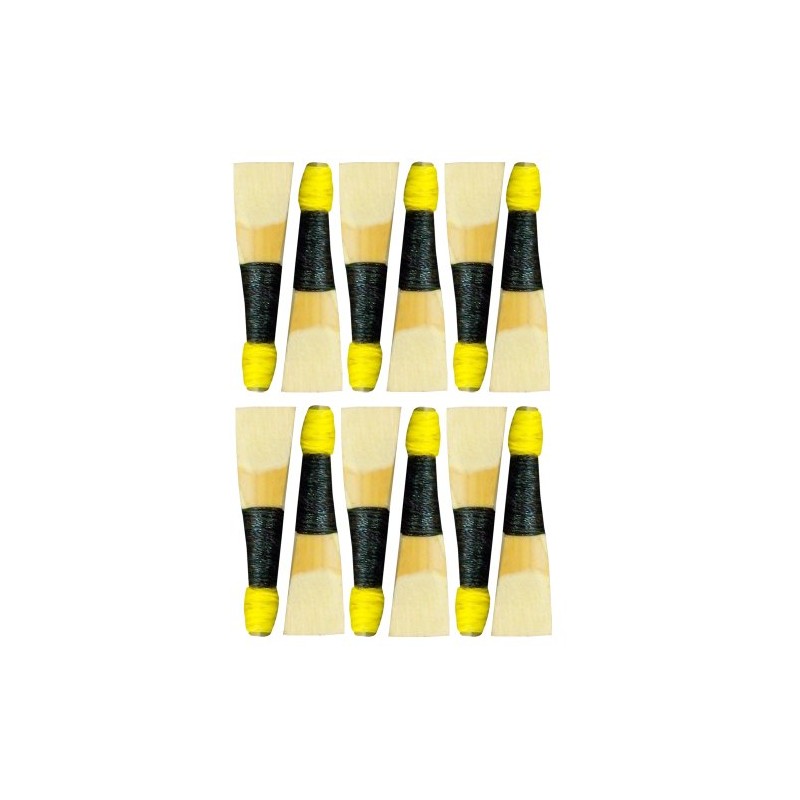 Bagpipe Chanter Reeds 12 Pcs Black