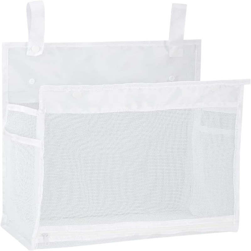 Coehaopike Mesh Bath Toy Organizer Bathtub Toy Holder Large Opening