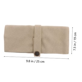 Operitacx Strap Aufbewahrungsbeutel Tragbarer Organizer für Uhrenarmbänder Stifte aus Strapazierfähigem Canvas Kompakt Langlebig für Täglichen Gebrauch