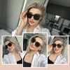WEMOOTANTS Oversized Trendy Reading Sunglasses For Women 2.0+ Square UV
