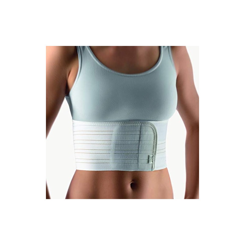 Bort Women's Elastic Rib Strap, White, M