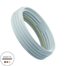 Schläfer 619711 | Low Siphon Reducer 1 1/2 to 1 1/4 Inch Plastic, Siphon Adapter, Sink Drain Reducer, Space-Saving Siphon Reducer 1 1/2 Male Thread / 1 1/4 Female Thread