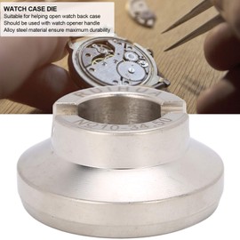 Watch Opener Die, 5537 Watch Opener Die Watch Case Back Cover Opener Die Watch Repairing Accessory Screw Watch Back Remover Openers for Watch Making and Repair(34.5mm)