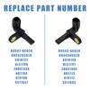 RYSPLORE 4PCS ABS Wheel Speed Sensor Set Compatible with 2007-2017