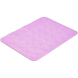 RBV Birkmann Baking Mat Macaroons, Purple, 38 x 28 x 1 cm