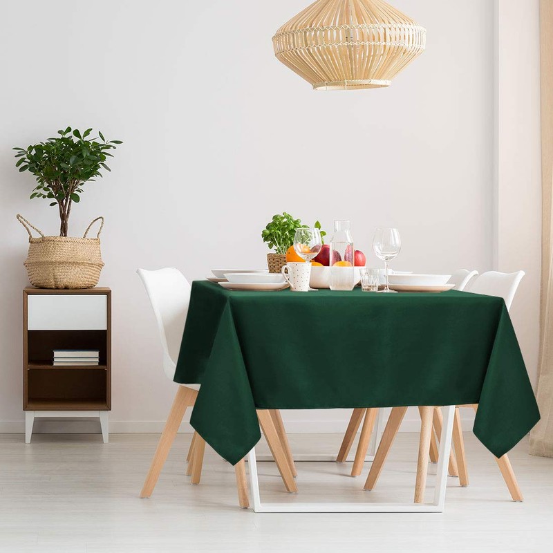 PiccoCasa Square Table Cloth 140x140 Cm/55"x55", Table Cloth Wipe Clean