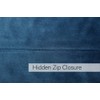 Riva Paoletti Fiesta Rectangular Cushion Cover - Indigo Blue -