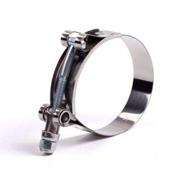 10PCS 44mm - 51mm Stainless Steel T-Bolt Clamps Turbo Intake Intercooler Clamp for 1-1/2" I.D. Hose