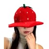 S.fields.inc Strawberry Hat, Cap, Headwear, Party Hat, Adult & Children,