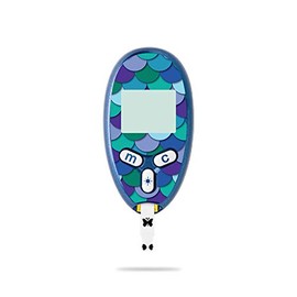 MightySkins Skin Compatible with Abbott Freestyle Lite - Blue Scales | Protective, Durable, and Unique Vinyl Decal wrap Cover | Easy to Apply, Remove, and Change Styles | Made in The USA