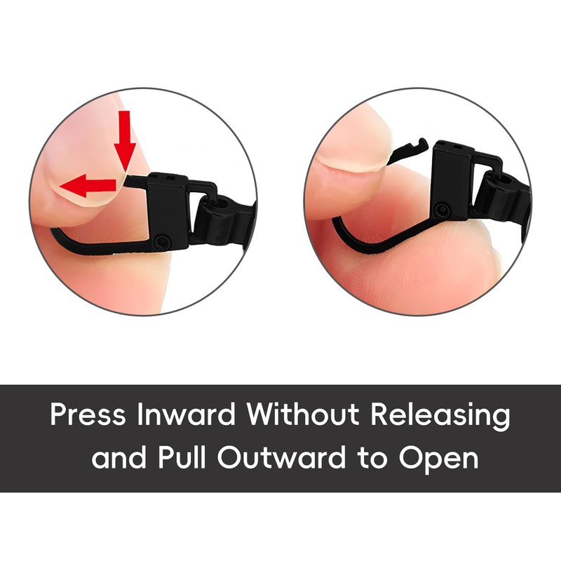 votuyet 4pcs Silver Replacement Zipper Pull,Zipper Replacement for Bags, Tents,