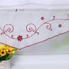Joyswahl Lisa Transparent Roman Blind Voile with Drawstring Embroidery, Curtain
