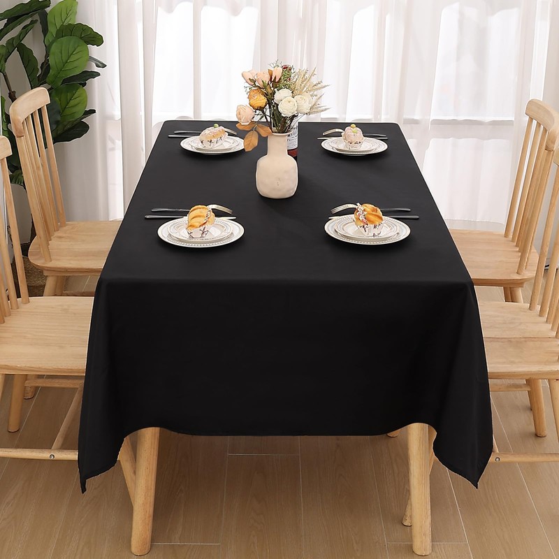 smiry Table Cloth Wipe Clean Rectangular 140x200 cm, Wipeable Water