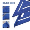 Faithfull Plastic Quick Square - 7in Imperial Triangle Measuring Ruler