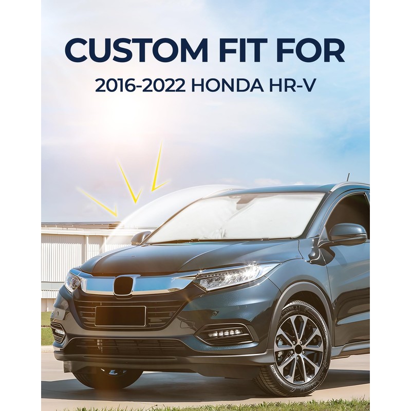 for Honda HR-V 2016-2022 Car Window Shades, 6pcs Privacy Sun