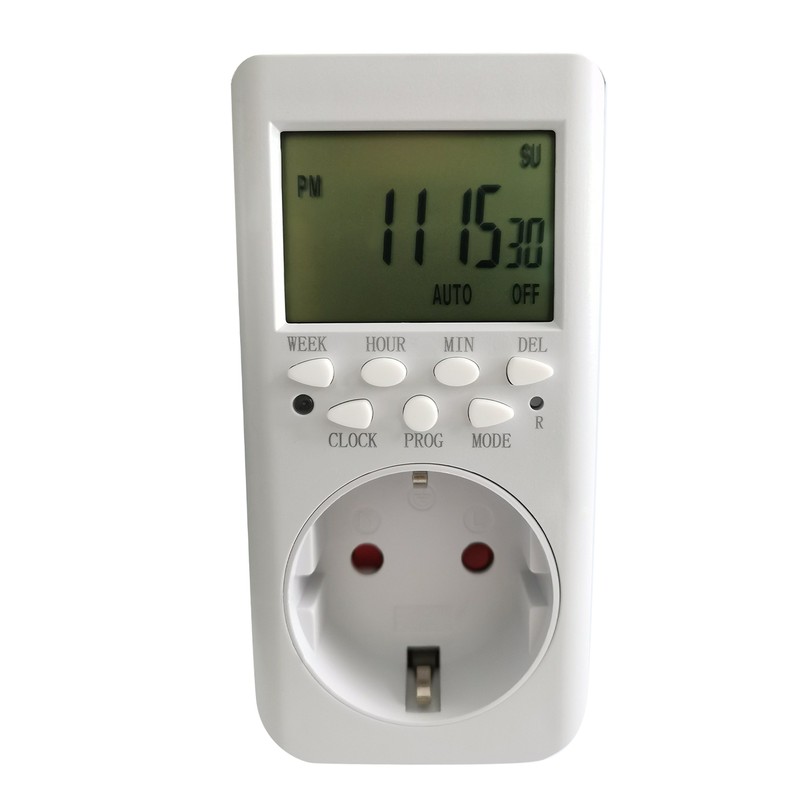 Timer Outlet Electric 24 Hour Indoor Plug in Outlet Timer