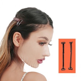 Lifting Clip Band Hair Belt for Wrinkle and Eye Area Sagging Tightening Black 2ea