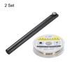QUARKZMAN 100m/328ft Molybdenum Screen Cutting Wire Line with Handle Phone