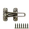 Sscon 1Pack Door Latch Lock Home Security Door Lock Swing