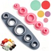 7-Pcs Universal Cover Button Maker with 5 Fabric Template, 5