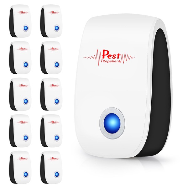 2025 10Pack Ultrasonic Pest Repeller Electronic Mouse Repellent Ultrasonic Plug