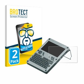 BROTECT (Pack of 2 protective films for ClockworkPi uConsole Kit RPI-CM4 Lite screen protector film ultra clear