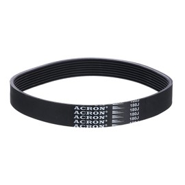 QUARKZMAN V-Ribbed Belt 180J 8 Teeth PJ Drive Belt EPDM Rubber Poly Drive Motor Belt Belt V-Ribbed Belt for Household Appliance Vehicle Maintenance Agricultural Machinery Industrial Equipment