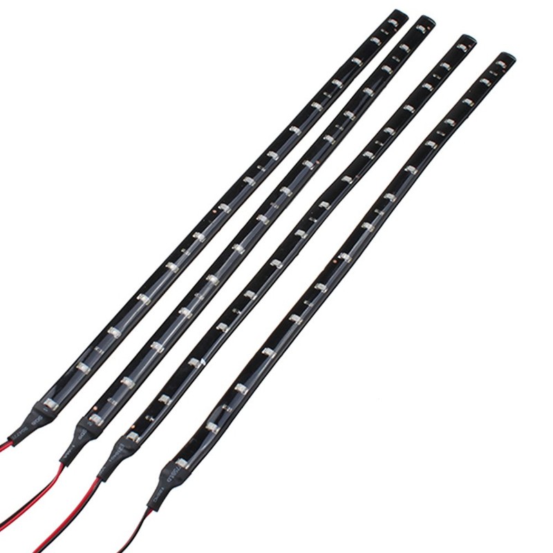 E Support 8 X Green 12v 15 Led 30cm Car