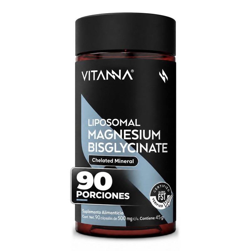 VITANNA® Bisglicinato de Magnesio Liposomal 500 mg | 3 meses
