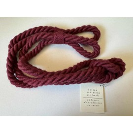 Pier 1 Imports Oxblood Burgundy Red Cotton Tieback for Curtains Tie Back Pier 1 Imports New