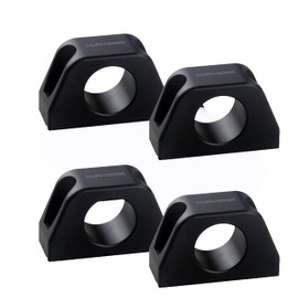 Blue Shark 153- Sailboat Aluminum Deck Fairlead - 14mm line (4- Pack)