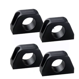 Blue Shark 153- Sailboat Aluminum Deck Fairlead - 14mm line (4- Pack)